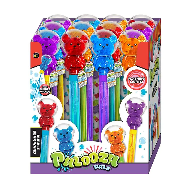 Palooza Pals Gummy Bear Bubble Wand, Assorted