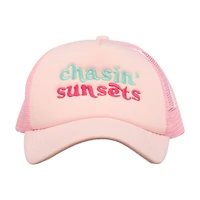 Pink "Chasin' Sunsets" Trucker Hat