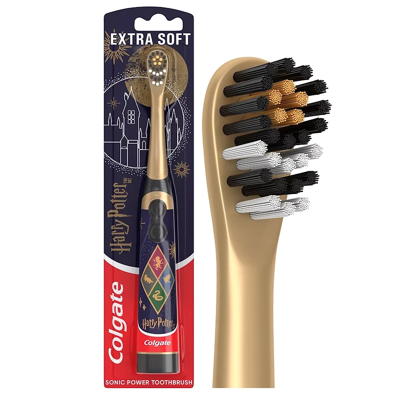 Colgate Harry Potter Kids Battery Toothbrush, Extra Soft, 1 Pack