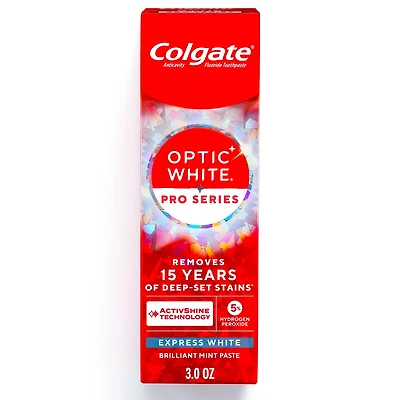 Colgate Optic White Pro Series Express White Toothpaste with 5% Hydrogen Peroxid