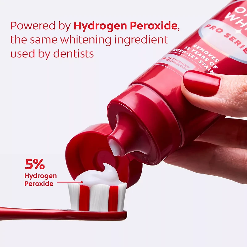 Colgate Optic White Pro Series Express White Toothpaste with 5% Hydrogen Peroxid