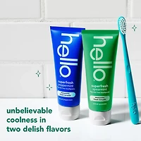 hello Superfresh Fluoride Free Toothpaste for Bad Breath, Natural Spearmint, 5 o