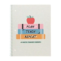 Back to School Spiral 12-Month Teacher Planner