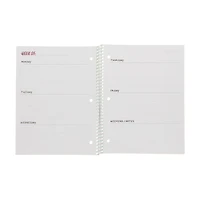 Back to School Spiral 12-Month Teacher Planner