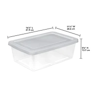 Sterilite 12 Quart Clear Storage Bin