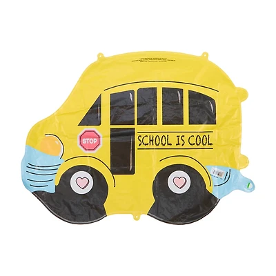 School Bus Shaped Foil Balloon