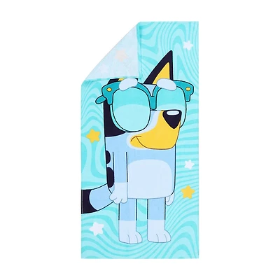 Cool Sunnies Kids 100% Cotton Beach Towel, 25x50 in, 2 Assorted Characters