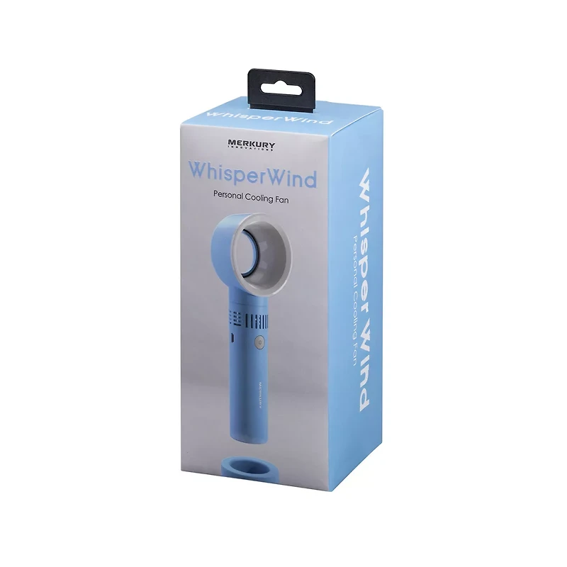 Merkury Innovations Summer Blue WhisperWind Personal Cooling Fan