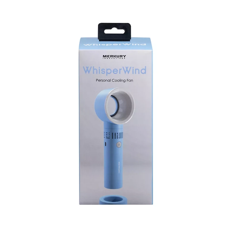 Merkury Innovations Summer Blue WhisperWind Personal Cooling Fan
