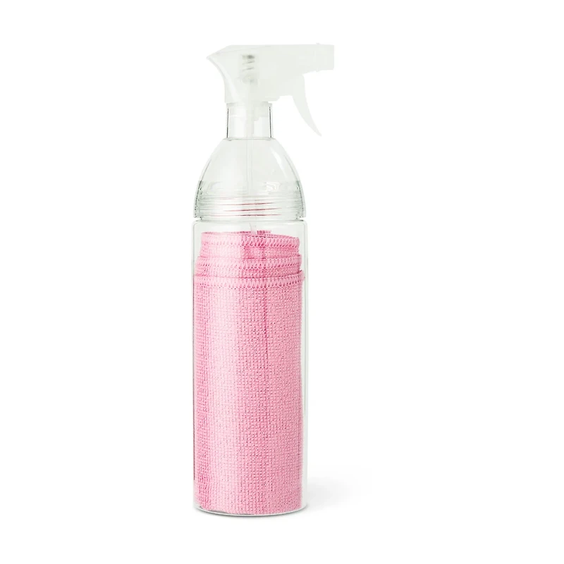 Clean Mama Spray Bottle with 3 Microfiber Cloths