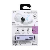 iJoy Summer Black and Clear Mini Speaker Charm