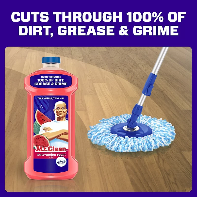 Mr. Clean All Purpose Cleaner,  Floor Cleaner, Mop Soap, Cleaning Liquid, Waterm