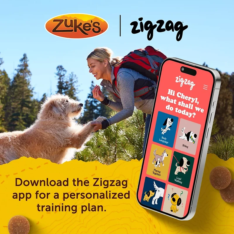 Zuke’s Mini Naturals Dog Training Treats for Dogs of All Sizes, Pet Treats made with Real Peanut Butter