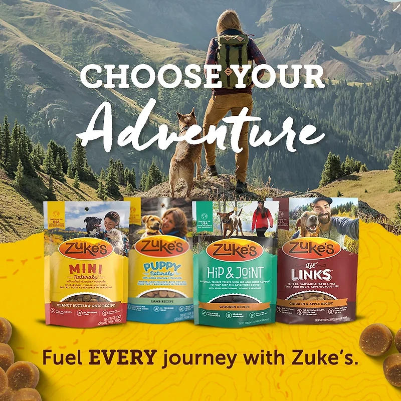 Zuke’s Mini Naturals Dog Training Treats for Dogs of All Sizes, Pet Treats made with Real Peanut Butter
