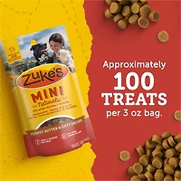 Zuke’s Mini Naturals Dog Training Treats for Dogs of All Sizes, Pet Treats made with Real Peanut Butter