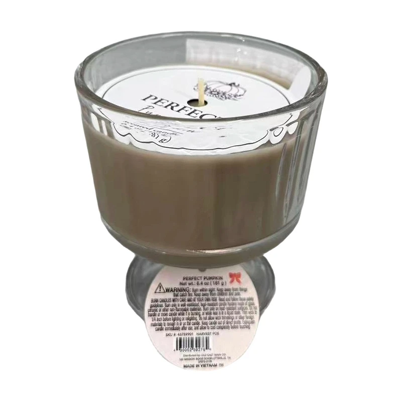 Perfect Pumpkin Glass Cup Candle, 6 oz