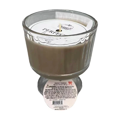 Perfect Pumpkin Glass Cup Candle, 6 oz
