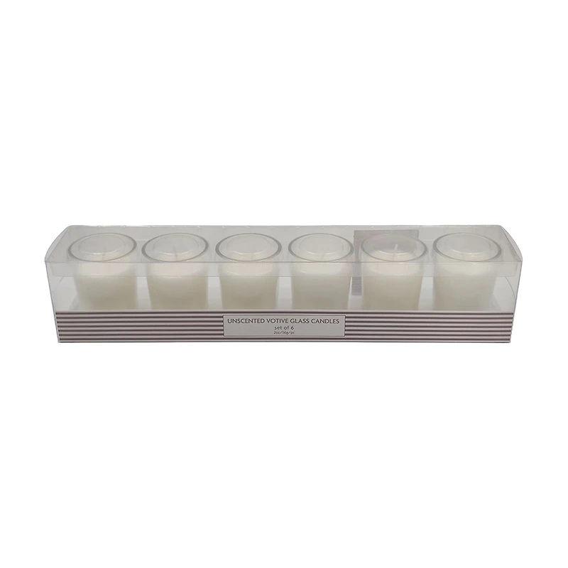 Unscented Wax Tealight Candles, 6 ct