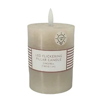 Unscented LED Pillar Candle