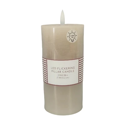 Unscented LED Pillar Candle