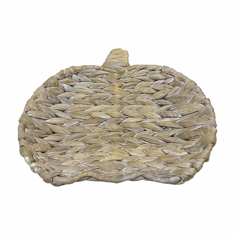 Fall Harvest Woven Pumpkin Tray, Small