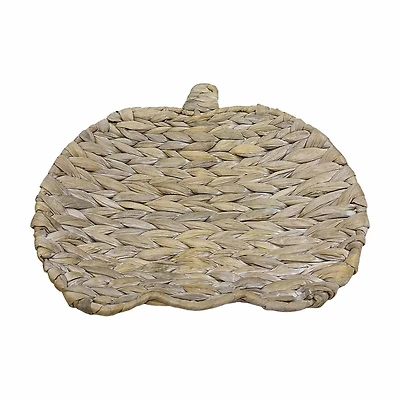 Fall Harvest Woven Pumpkin Tray, Medium