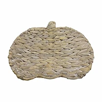 Fall Harvest Woven Pumpkin Tray, Medium