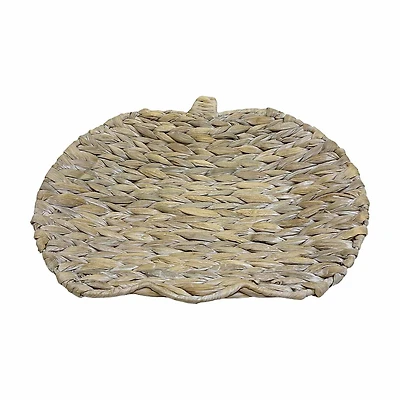 Fall Harvest Woven Pumpkin Tray, Large