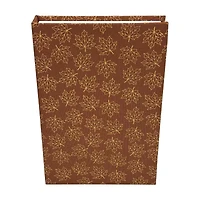 Fall Harvest Foilage Leaves Faux Book Storage Box, Small