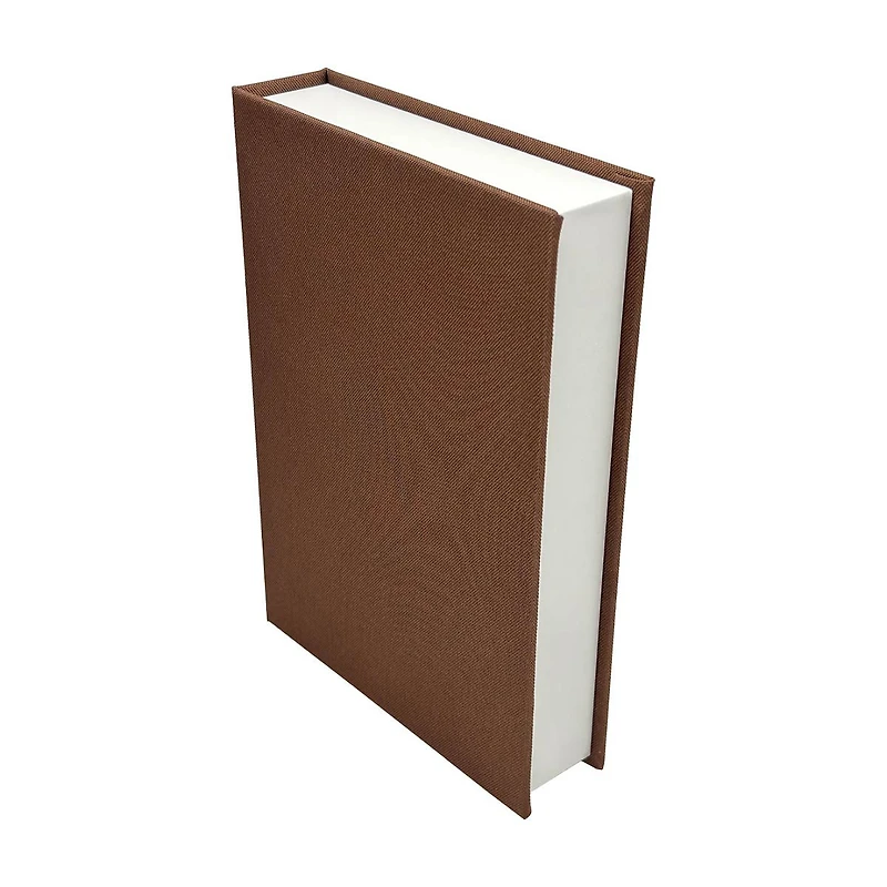 Harvest Brown Fall Is In The Air Faux Book Storage Box, Medium