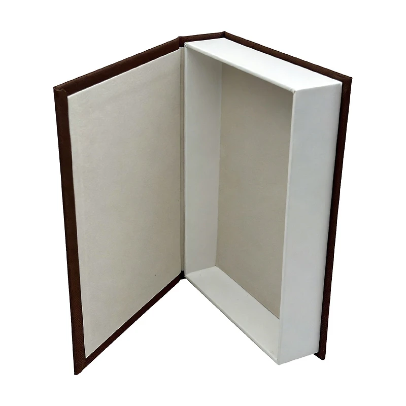 Harvest Brown Fall Is In The Air Faux Book Storage Box, Medium