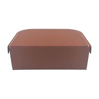 Fall Brown Storage Trunk Box, Medium