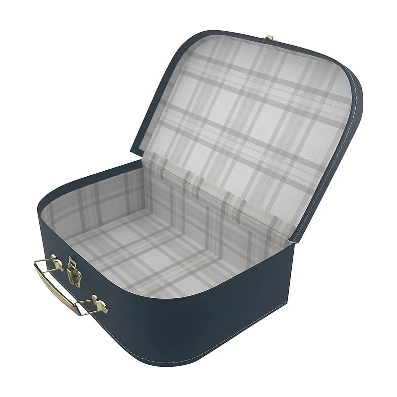 Fall Blue Storage Trunk Box, Large