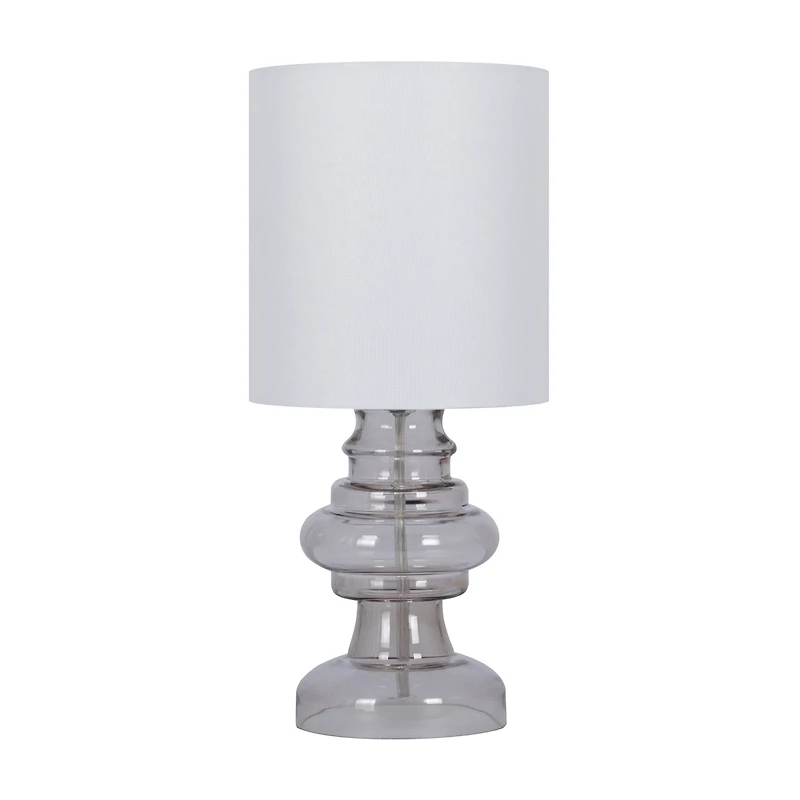 Summer Clear Glass Accent Lamp, 13x6 in
