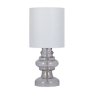 Summer Clear Glass Accent Lamp, 13x6 in