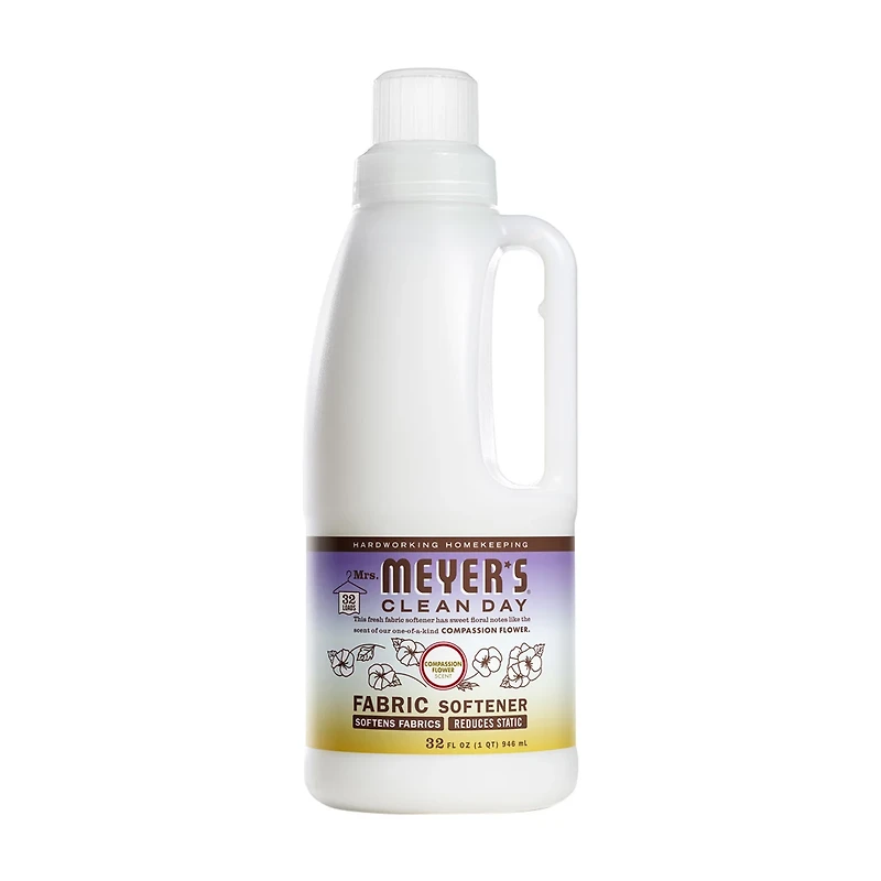 Mrs. Meyer's Clean Day Compassion Flower Fabric Softener, 32 fl oz