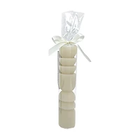 Cream Taper Candle, 7 in