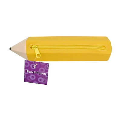 Summer Yellow Pencil-Shaped Pen Pouch