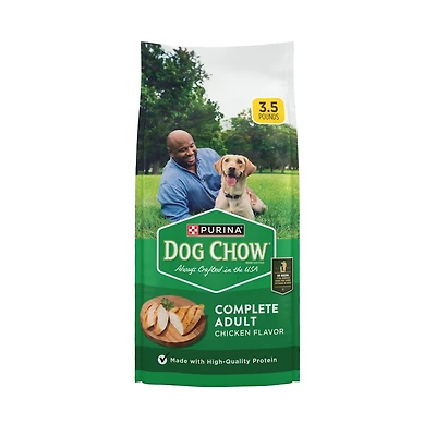 Purina Dog Chow Complete Adult Dry Dog Food Kibble With Chicken Flavor