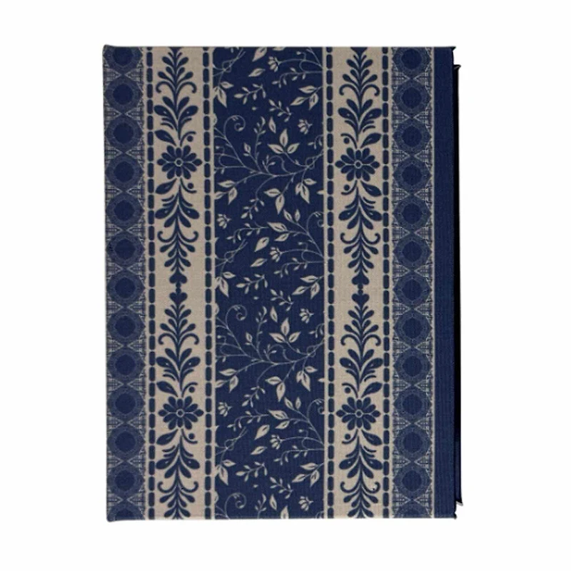Decorative Blue Tabletop Book Box, Small