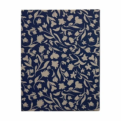 Decorative Blue Tabletop Book Box, Large