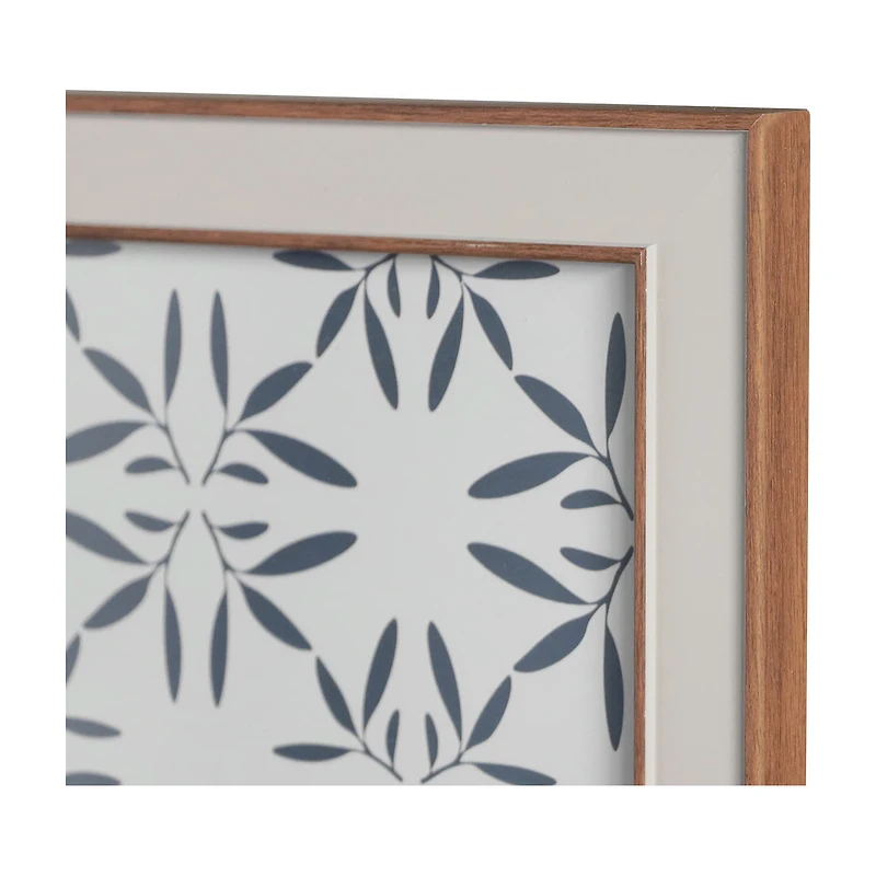Gray Patterned Polystyrene Photo Frame, 8x10 in