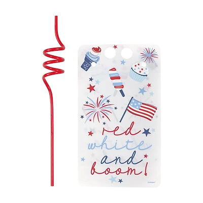 Unique Party Patriotic Drink Pouches, 4 ct