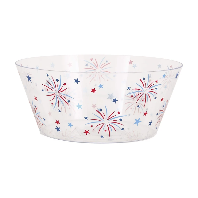 Patriotic Plastic Serving Bowl