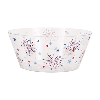 Patriotic Plastic Serving Bowl