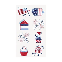 Unique Party Patriotic Temporary Tattoos, 24 ct