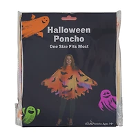 Halloween Tie-Dye Poncho Costume, 3 Assorted Styles