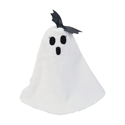 Halloween Sherpa Ghost Decor, 12 in