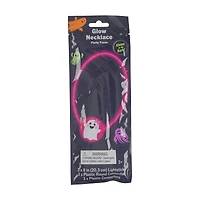 Halloween Ghost Glows in the Dark Party Favor Necklace