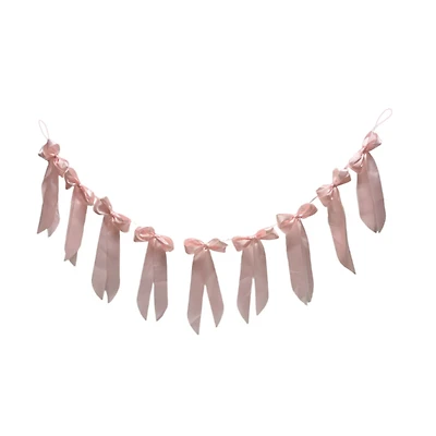Halloween Pink Bow Garland